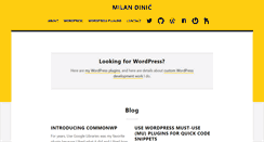 Desktop Screenshot of blog.milandinic.com