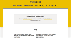 Desktop Screenshot of milandinic.com